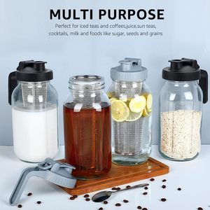 <span class=keywords><strong>Cafetière</strong></span> à infusion froide 64oz pichet d'infusion froide avec <span class=keywords><strong>filtre</strong></span> super dense en acier inoxydable 3 étapes café à infusion froide classique - Product Image 3