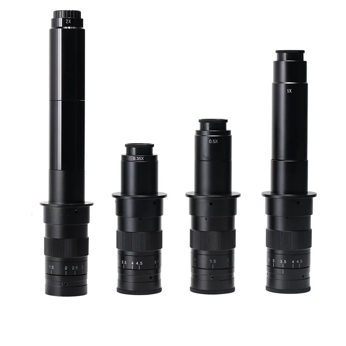 Ajustável 120X 180X 300X 500X Zoom C-mount Lens 0.7X ~ 4.5X Ampliação 25mm Para HD-MI USB Industry Video Microscope Camera