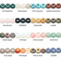 Perles en vrac en agate de cristal naturel, pierre semi-précieuse polie, forme cercle 5*10mm, trou 4mm, type abaque, pour bijoux DIY