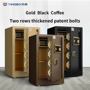 Coffre-fort à empreintes digitales Yingbo en gros, coffre-fort de luxe à 7 modes d'ouverture, grand espace de rangement, coffres-forts pour argent liquide pour la maison et le commerce - Product Image 2