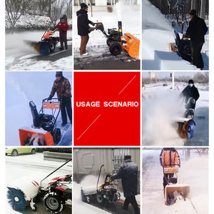 Barato preço de fábrica diesel neve soprador de neve oem 13 15hp escova de rolo de gasolina snowplow para caminhão - Product Image 5