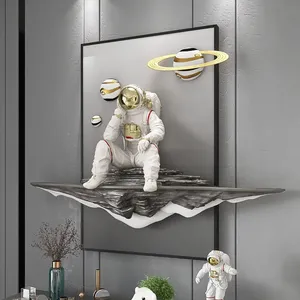 Decorazione da Parete in Stile Nordico, Regalo Decorativo, Modello 3D di Astronauta, Giocattolo Spaziale, Modello Decorativo per Interni - Product Image 2