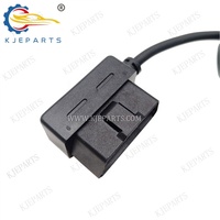 Arnés de cableado de diagnóstico para automóvil OBD2 de 16 pines personalizado, cables conector OBD estándar para escáner de vehículos