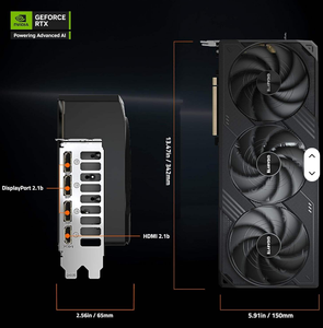 Carte graphique de jeu pour ordinateur de bureau originale GIGABYTE GeForce RTX 5090 WINDFORCE OC 32 Go GDDR7 PCI‑E 5.0 - Product Image 4