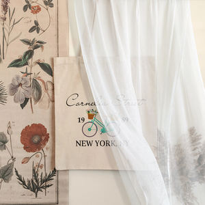 Sac fourre-tout New York Vintage Cornelia Street Pattern Tote Canvas Sac à bandoulière personnalisé pour le voyage Sac à provisions réutilisable pour femmes 1 pièce - Product Image 5