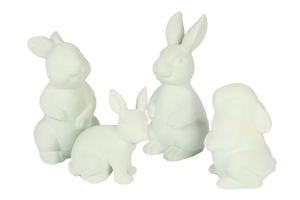 Ornement <span class=keywords><strong>de</strong></span> lapin <span class=keywords><strong>de</strong></span> Pâques en polystyrène tenant un <span class=keywords><strong>oeuf</strong></span> bleu pour la décoration <span class=keywords><strong>de</strong></span> la maison <span class=keywords><strong>de</strong></span> printemps - Product Image 6