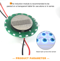 Module de circuit intelligent à capteur tactile pour bande lumineuse LED à bobine cellulaire DC24V 3A pour table de rivière DIY PC BA
