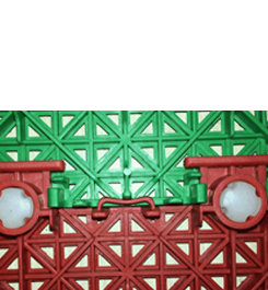 High Strength Outdoor Contest Interlock Tiles For Basketball Court