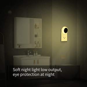 אורות לילה למבוגרים לחבר לתוך קיר 0.5w dusk כדי שחר חיישן עם שחר חיישן אוטומטי כיבוי עבור משתלה, חדר שינה וכו' - Product Image 4