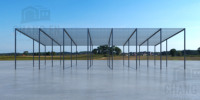 Bâtiment d'entrepôt à ossature en acier JHCE pour maisons conteneurs à grande portée, adapté aux ateliers d'usine et aux usages de stockage