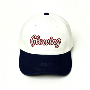 Gorra de Béisbol de 6 Paneles en Dos Tonos, Ligera, Transpirable, con Protección Solar, Ajustable y Bordada, para Uso Diario, Casual y al Aire Libre - Product Image 1