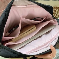 Nouveau sac fourre-tout matelassé et rembourré pour femme, grand format, brodé, pour ordinateur portable, idéal pour les trajets quotidiens, avec logo personnalisé