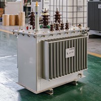 Transformateur immergé dans l'huile, entièrement scellé, à bobinage en aluminium, refroidissement ONAF, série PENGTAI SH15, triphasé 10kV 400V 1250kVA, faible tension