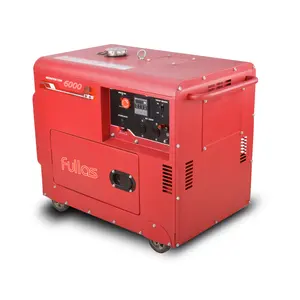 4.5 kw/5kw Portable silent Diesel Generator Powered by 456 cc engine FPD6000CES