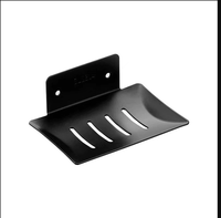 Support mural pour savon en acier inoxydable 304, auto-adhésif, sans perçage, porte-savon drainant pour salle de bain et évier de cuisine