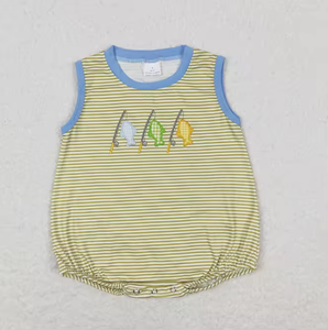 6 Style Baby Boy Sleeveless Striped <b>Bubble</b> Romper Boutique <b>Kids</b> Clothing - Product Image 5