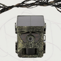 Caméra de chasse avec vision nocturne 4K, étanche IP67, carte SD CMOS, alimentation solaire, WiFi, pour la faune en plein air