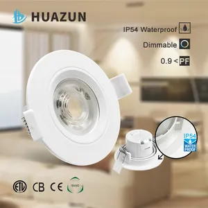 OEM Factory Custom 12W Smd Spot Recessed 6w Hotel Residential Down Light Ceiling Downlights Led