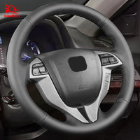 Offre Spéciale accessoires de voiture couverture de volant de voiture Wrap pour Honda accord 2011