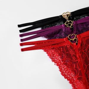 Новые дизайнерские прозрачные трусики-стринги с крестообразными тонкими бретелями, вырезами и кружевом, сексуальные женские трусики-стринги с низкой посадкой - Product Image 6
