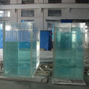 Acuario de Acrílico Ultra Transparente de Cinco Líneas Jinjing, Acuario Transparente de Lujo de 2L con Diseño Sin Costuras, Moderno Acuario Interior para Peces - Product Image 2
