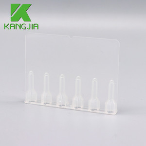 Scheda di prova in plastica con Gel per sangue a sei pozzetti materiali di consumo biochimici trasparenti da laboratorio - Product Image 3