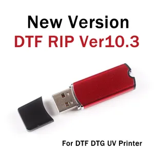 새로운 버전 DTF RIP 10.3 L1800 R1390 L805 P600 P400 R2000 인쇄 소프트웨어 DTF 프린터 화이트 잉크 및 컬러 잉크