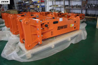 Marteau brise-roche hydraulique de haute qualité avec burin de 100 mm pour chargeuses-pelleteuses