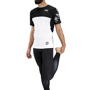 เสื้อรัดกล้ามเนื้อสำหรับ MMA ยิวยิตสู BJJ แบบขายส่ง เสื้อกีฬาซับลิเมชั่นสั่งทำพิเศษ แห้งเร็ว ยืดหยุ่น เหมาะสำหรับการฝึกซ้อม - Product Image 2