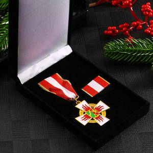 Aanpassen Zacht Email Logo Vergulde Metalen Medaille Linten Pin Borst Badge Doos Medaille Eer Fabrikanten - Product Image 4