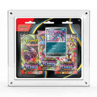 Vitrine en acrylique pour cartes TCG, lot de 3, protection transparente anti-UV, présentoir de comptoir pour modèles réduits de trains