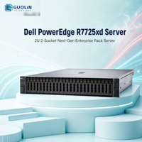 Server Dell PowerEdge R7725xd 2U Dual Processor AMD EPYC 9005 dengan 24 Slot DDR5 untuk Virtualisasi Enterprise dan Server Cloud Pribadi