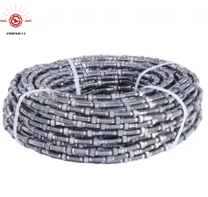 Wire Saw Diamond Spring Wire Saw Electroplated Beads Marble Quarry Wire Dry Cutting