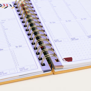 Agenda Personalizada al por Mayor con Impresión a Todo Color, Encuadernación en Espiral, Lista de Tareas Diarias, Planificador Semanal 2027 - Product Image 5