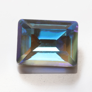 Point Back Cristal Pierres De <span class=keywords><strong>Verre</strong></span> Baguette Étape Cut MK Fluorescent Série Strass Artisanat Diy Point Retour Pierres Lâche Strass - Product Image 1