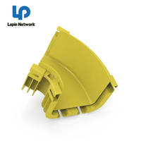 Ningbo Lepin usine personnalisé 60*60/120*100/240*100/300*100/360*100mm chemin de câbles en plastique réseau jaune Pvc /Abs Fiber Raceway