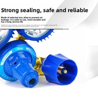 Manomètre de pression pour bouteilles de gaz oxygène/acétylène/propane résistant aux séismes, vanne de régulation haute pression, support personnalisé