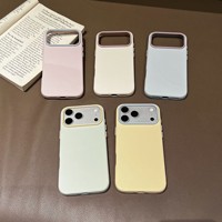Coque de téléphone souple antichoc en silicone TPU couleur bonbon tendance pour iPhone 18 17 16 13 12 11 Pro Max 14 15 Plus