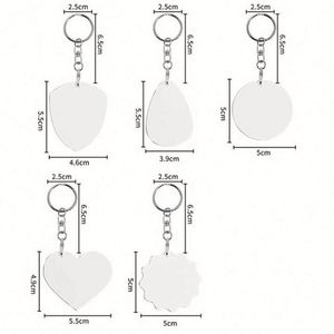 Cadeaux promotionnels pour les activités d'entreprise, porte-clés personnalisés avec logo imprimé, porte-clés par sublimation - Product Image 6