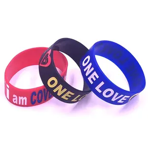 הודי wristbands אישית מחיר זול סיליקון מותאם אישית צמיד סיליקון מותאם אישית wristbands גומי wristbands