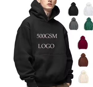 สเวตเชิ้ตมีฮู้ดแบบกำหนดเองของผู้ผลิตสินค้าดรอปชิปเสื้อฮู้ด100% ผ้าฝ้ายหนาโอเวอร์ไซส์ - Product Image 1