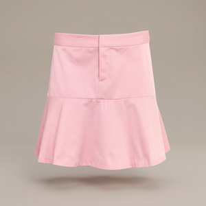 Jupe tutu rose en sergé de coton pour enfants, mini-jupe plissée imprimée, écologique, infroissable, style anglais, avec pompons, pour fêtes, collection automne - Product Image 3