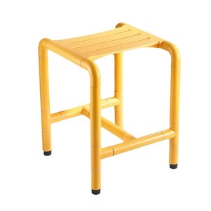 Chaise de douche Takehiro en plastique et acier inoxydable, capacité 250 kg, antidérapante, pour personnes âgées et handicapées - Product Image 4