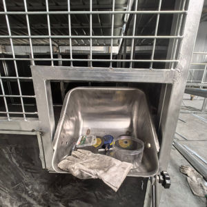 โรงนาม้าทำจากเหล็กกัลวาไนซ์คอกม้าแบบชั่วคราวที่พักพร้อมหลังคา - Product Image 4