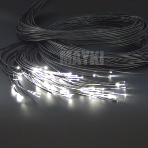 Câble à fibres optiques PMMA à émission lumineuse, gaine noire, pour <span class=keywords><strong>plafond</strong></span> <span class=keywords><strong>étoilé</strong></span>, jardin et piscine - Product Image 5