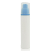 Flacon pompe sans air en plastique blanc 50 ml, flacon cosmétique pour sérum, flacon hydratant sous vide avec bouchon à vis pour lotion, emballage cosmétique
