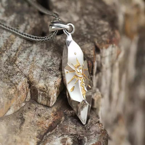 Collana <span class=keywords><strong>con</strong></span> Ciondolo Unico a Forma di Pietra dei Desideri per Uomo, Gioielli Vintage Hip-hop, Accessori <span class=keywords><strong>Maschili</strong></span> - Product Image 2