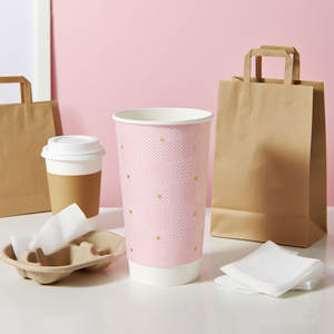 Custom Disposable Paper <b>Cups</b> for Coffee Tea Water Eco-Friendly Paper Material Strong Durable Material - Product Image 4