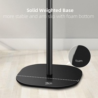 Support de projecteur HaoMing, réglable à 360 degrés, hauteur réglable, support de sol universel pour projecteur avec capacité de charge de 5 kg