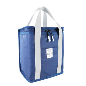 Bolsa térmica con aislamiento de poliéster suave de estilo japonés portátil personalizada para el almuerzo, playa, agua, almacenamiento de alimentos, sublimación, diseño de letras - Product Image 2